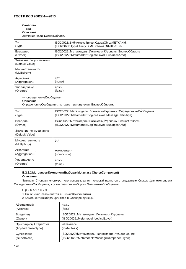 ГОСТ Р ИСО  20022-1-2013, страница 126