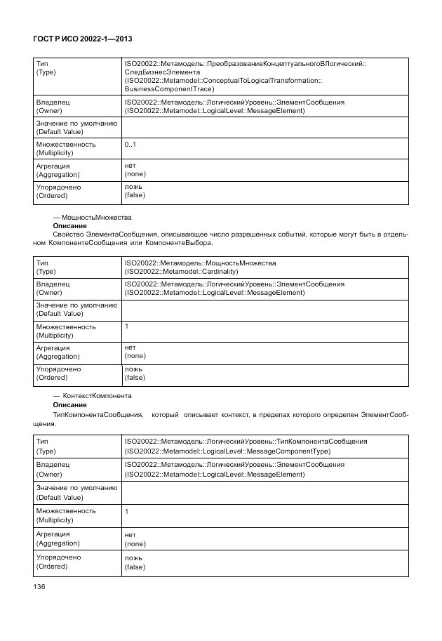 ГОСТ Р ИСО  20022-1-2013, страница 142
