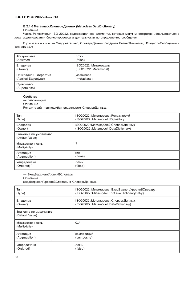 ГОСТ Р ИСО  20022-1-2013, страница 56