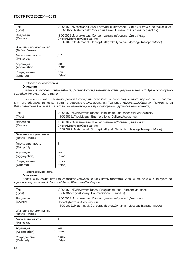 ГОСТ Р ИСО  20022-1-2013, страница 70