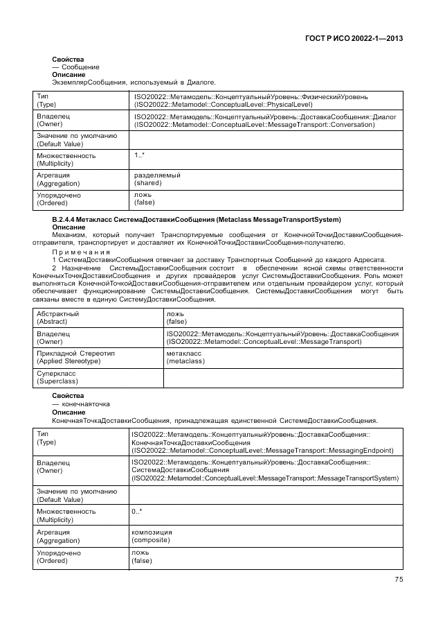 ГОСТ Р ИСО  20022-1-2013, страница 81