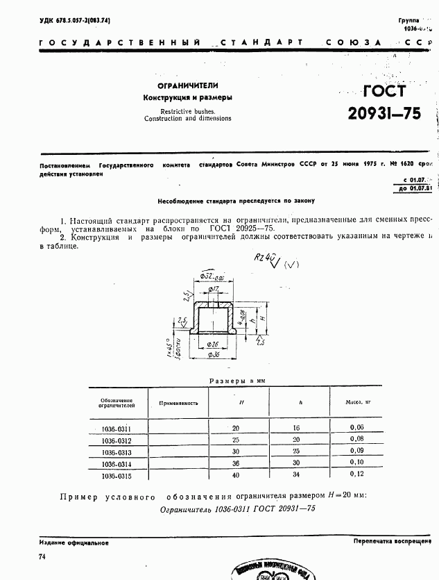 ГОСТ 20931-75, страница 1