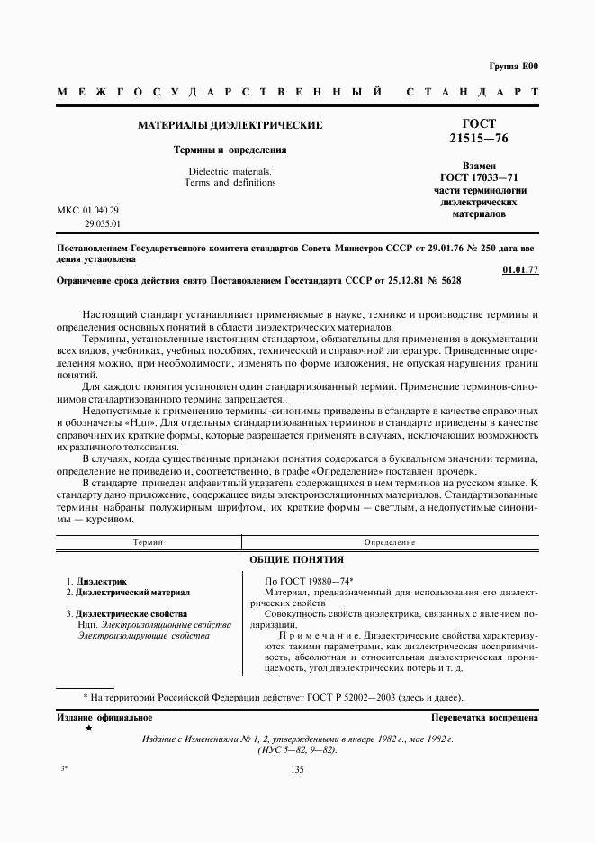 ГОСТ 21515-76, страница 1