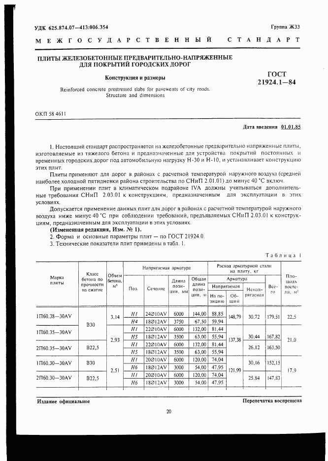 ГОСТ 21924.1-84, страница 1