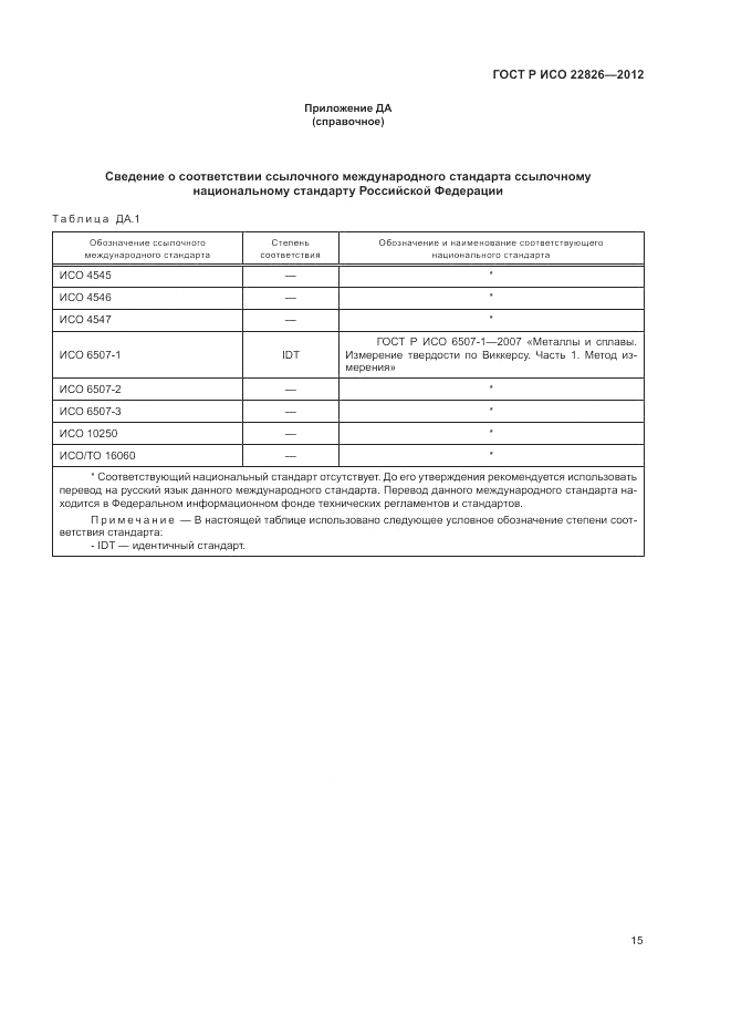 ГОСТ Р ИСО 22826-2012, страница 19