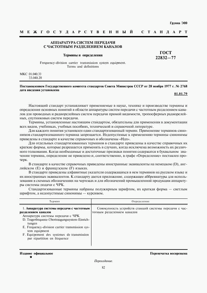 ГОСТ 22832-77, страница 1