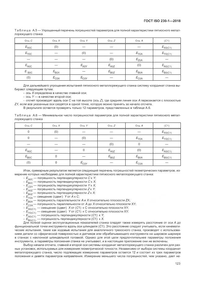 ГОСТ ISO  230-1-2018, страница 129