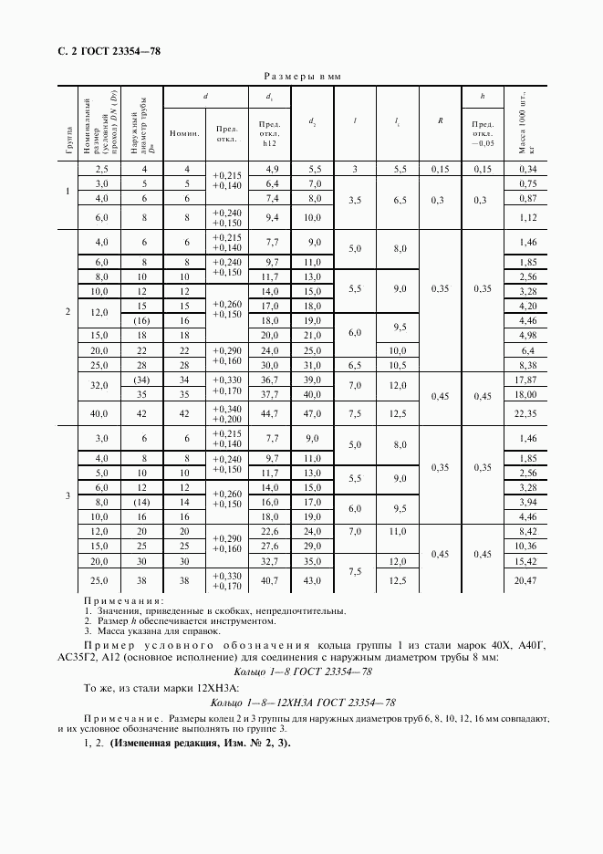 ГОСТ 23354-78, страница 3