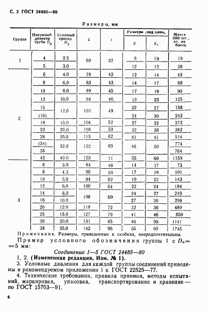 ГОСТ 24485-80, страница 4