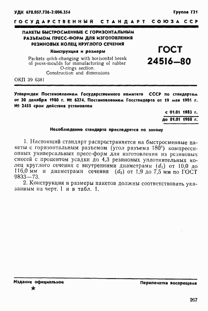 ГОСТ 24516-80, страница 1