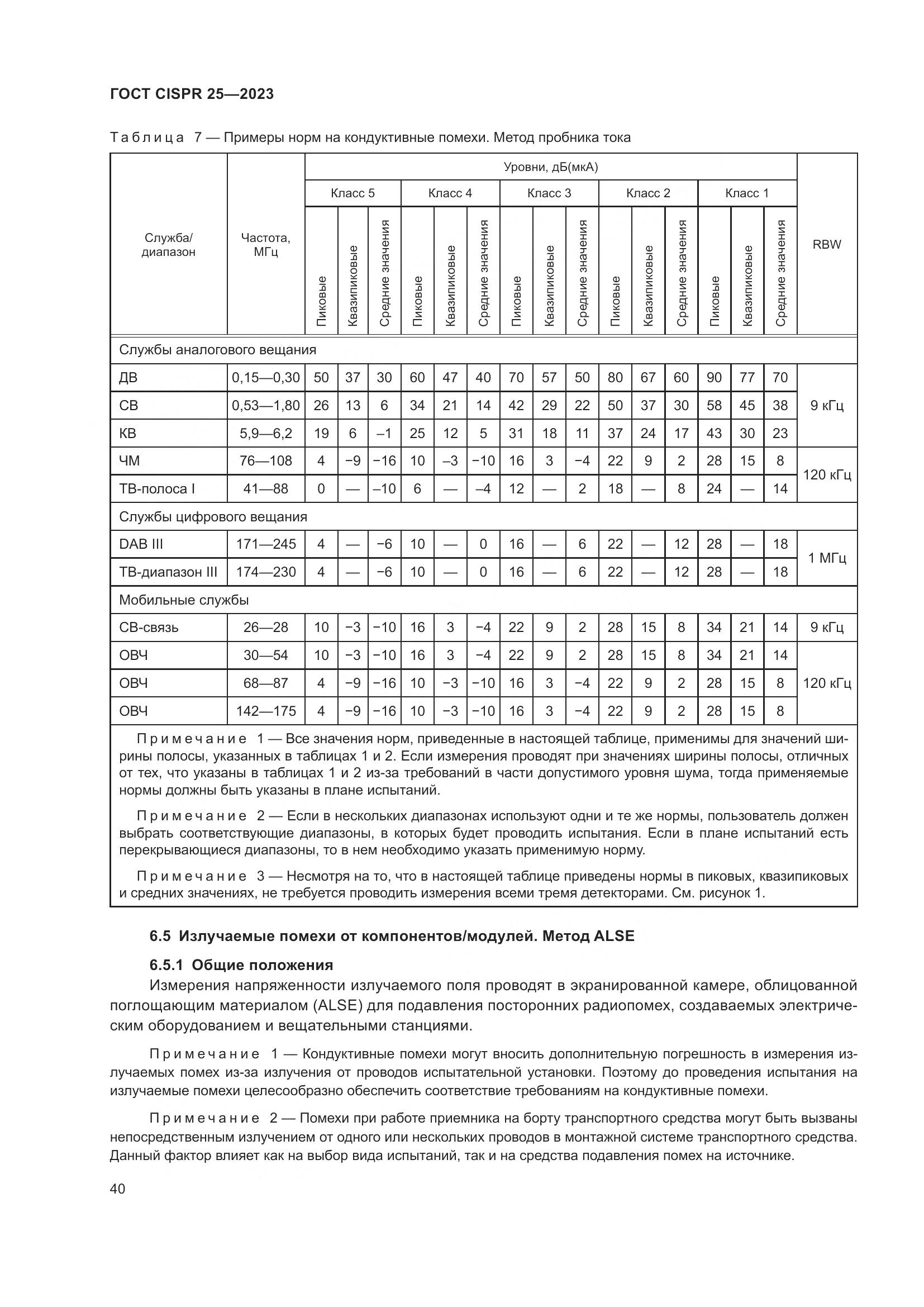 ГОСТ CISPR 25-2023, страница 46