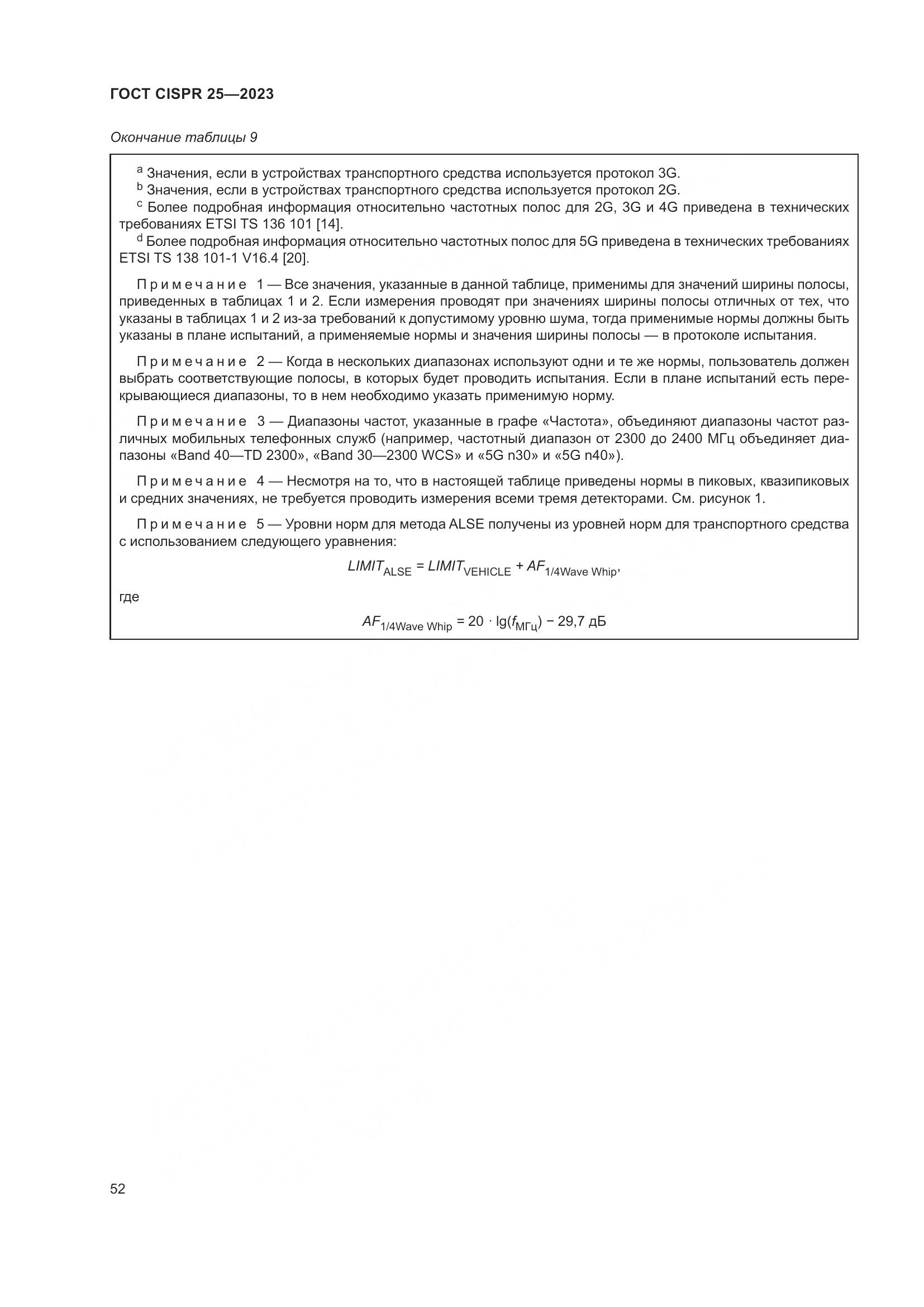 ГОСТ CISPR 25-2023, страница 58