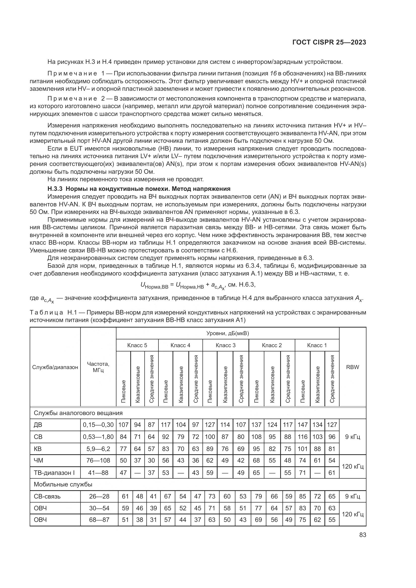 ГОСТ CISPR 25-2023, страница 89