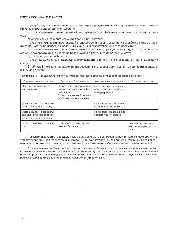 ГОСТ Р ИСО/МЭК  25022-2021, страница 22