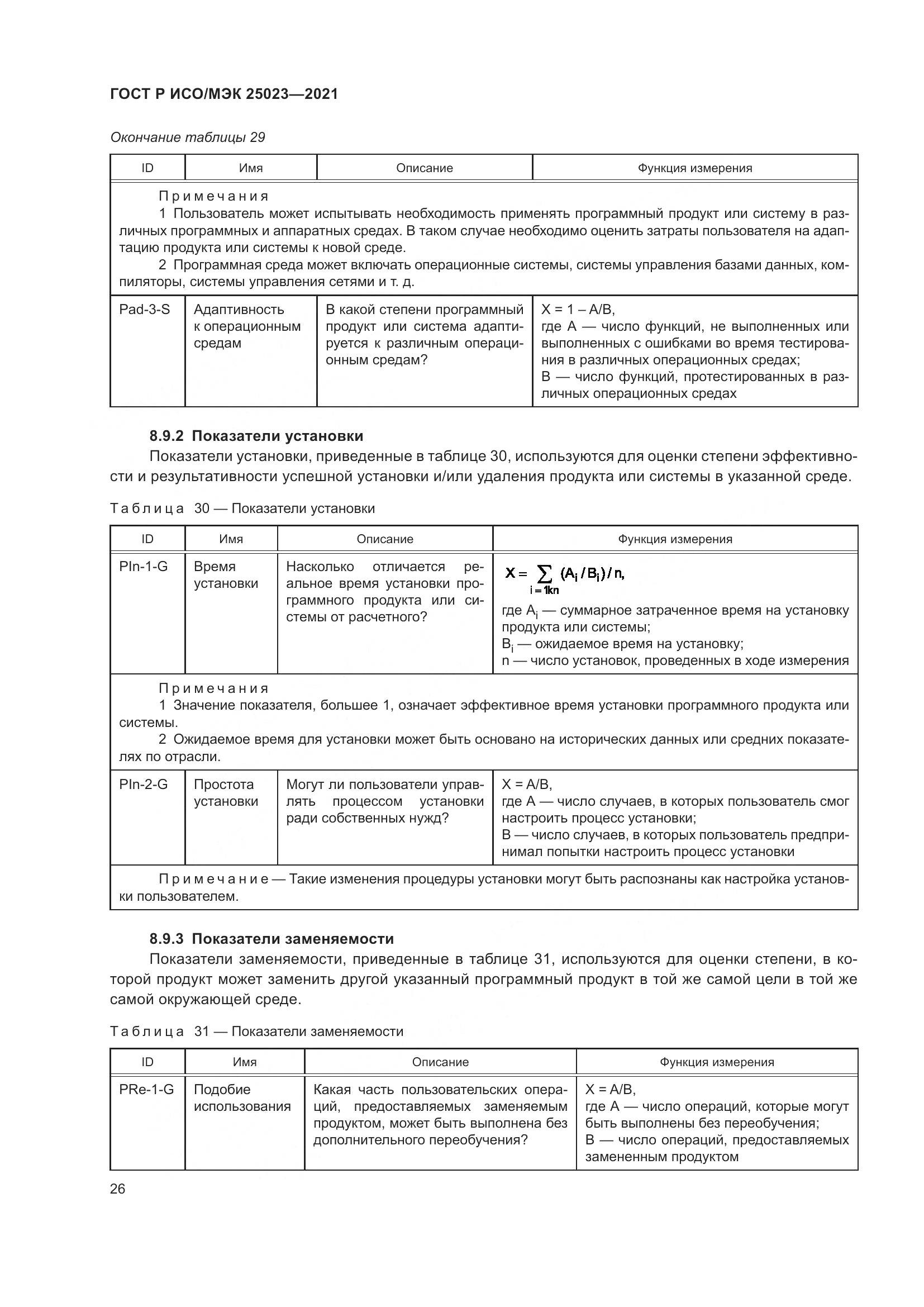 ГОСТ Р ИСО/МЭК  25023-2021, страница 32