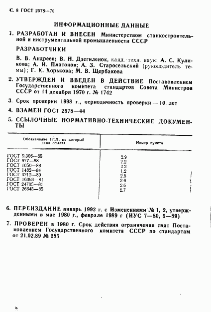 ГОСТ 2578-70, страница 10