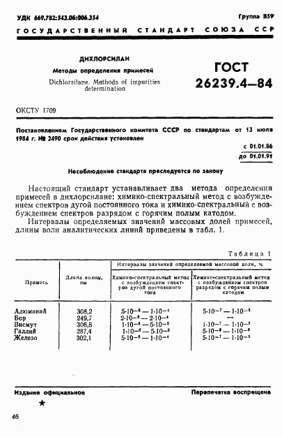 ГОСТ 26239.4-84, страница 1