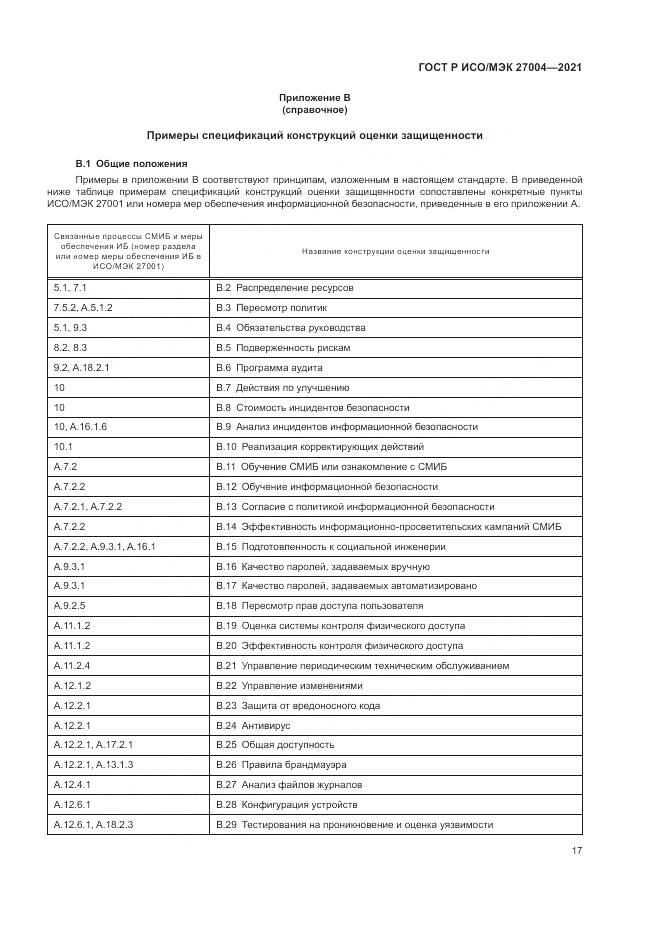 ГОСТ Р ИСО/МЭК  27004-2021, страница 21