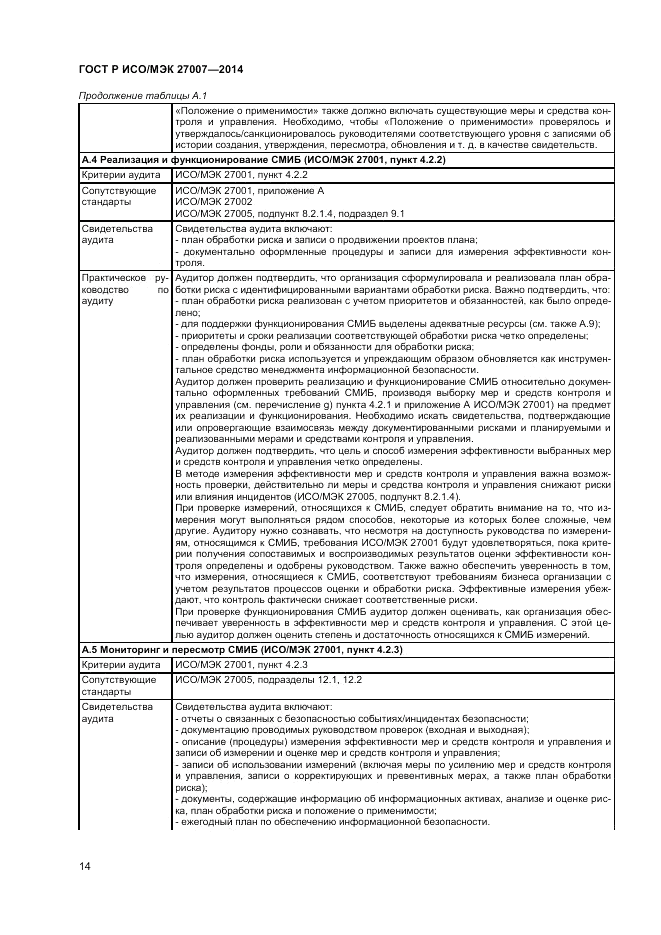 ГОСТ Р ИСО/МЭК  27007-2014, страница 18