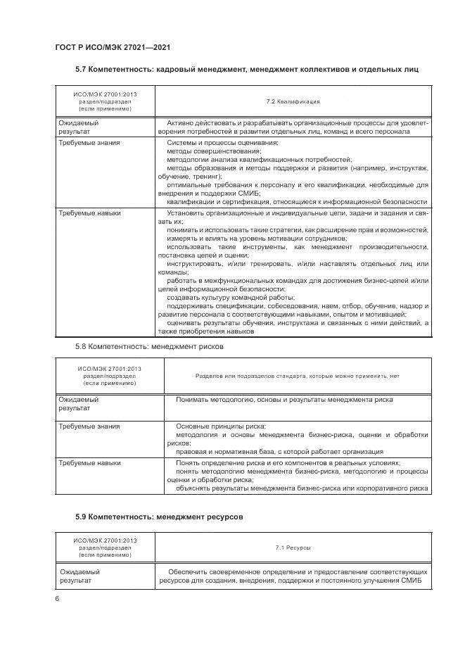 ГОСТ Р ИСО/МЭК  27021-2021, страница 10