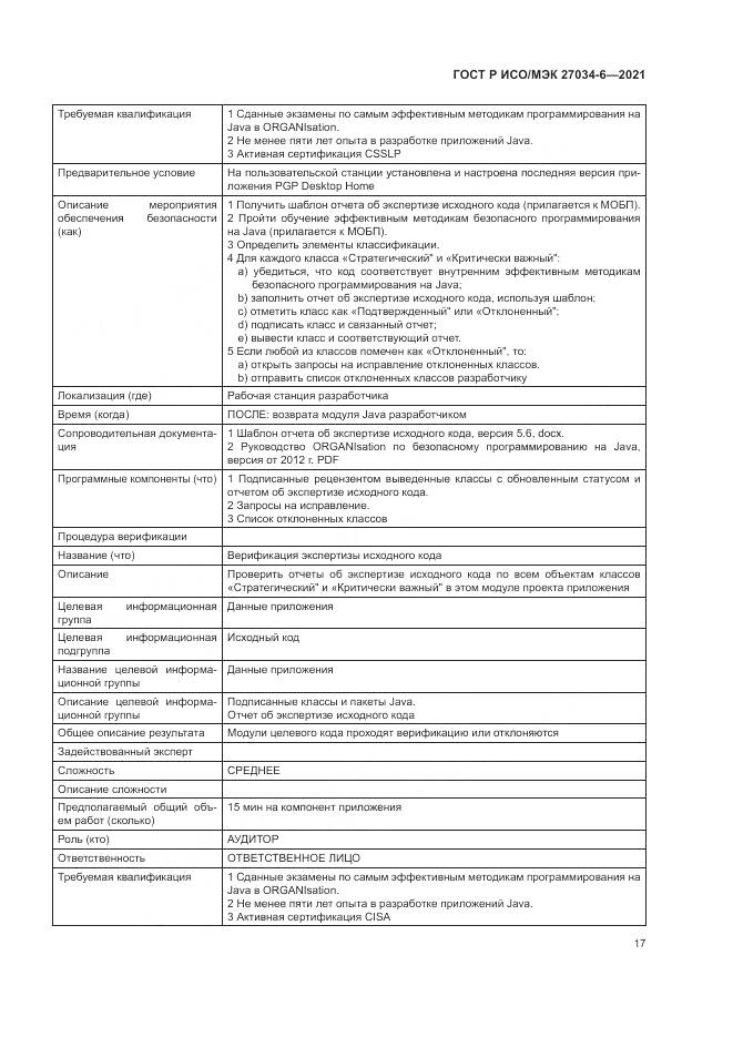 ГОСТ Р ИСО/МЭК  27034-6-2021, страница 21