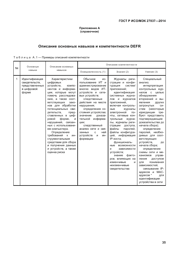 ГОСТ Р ИСО/МЭК  27037-2014, страница 41