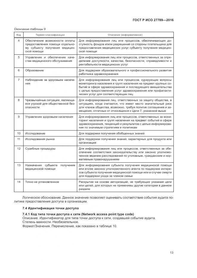 ГОСТ Р ИСО 27789-2016, страница 19