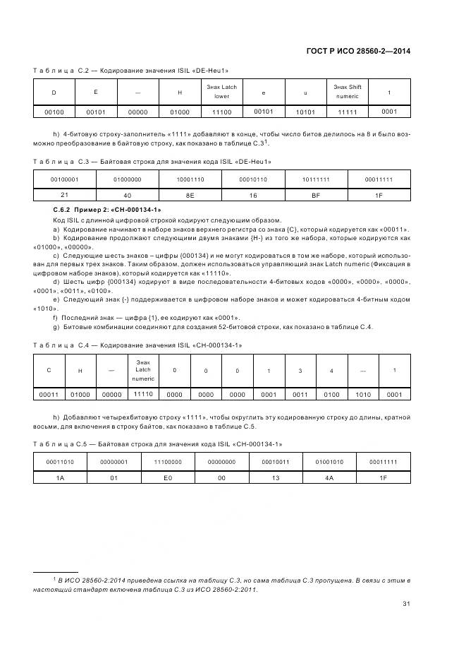 ГОСТ Р ИСО 28560-2-2014, страница 37