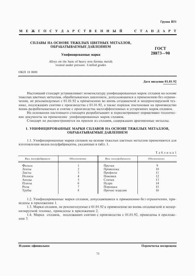ГОСТ 28873-90, страница 1