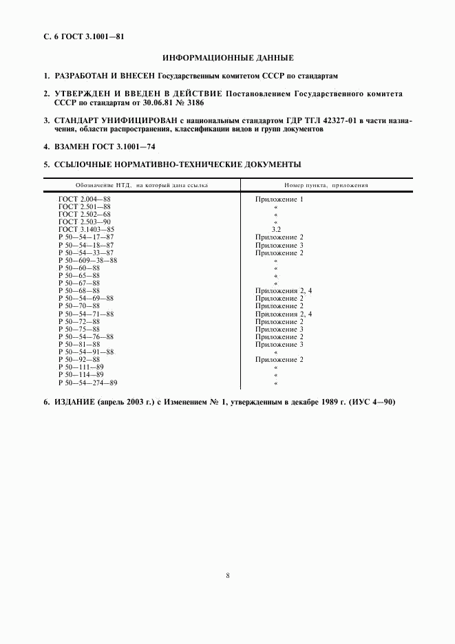 ГОСТ 3.1001-81, страница 7