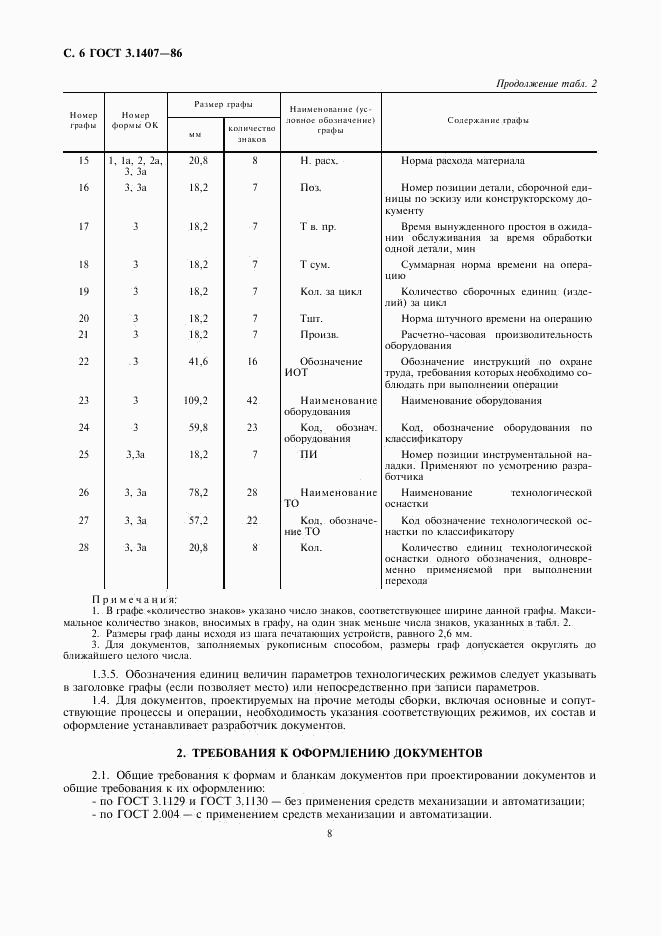 ГОСТ 3.1407-86, страница 8