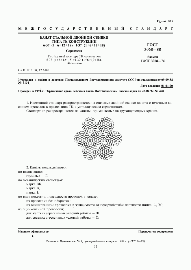 ГОСТ 3068-88, страница 1
