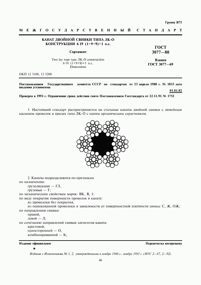 ГОСТ 3077-80, страница 1