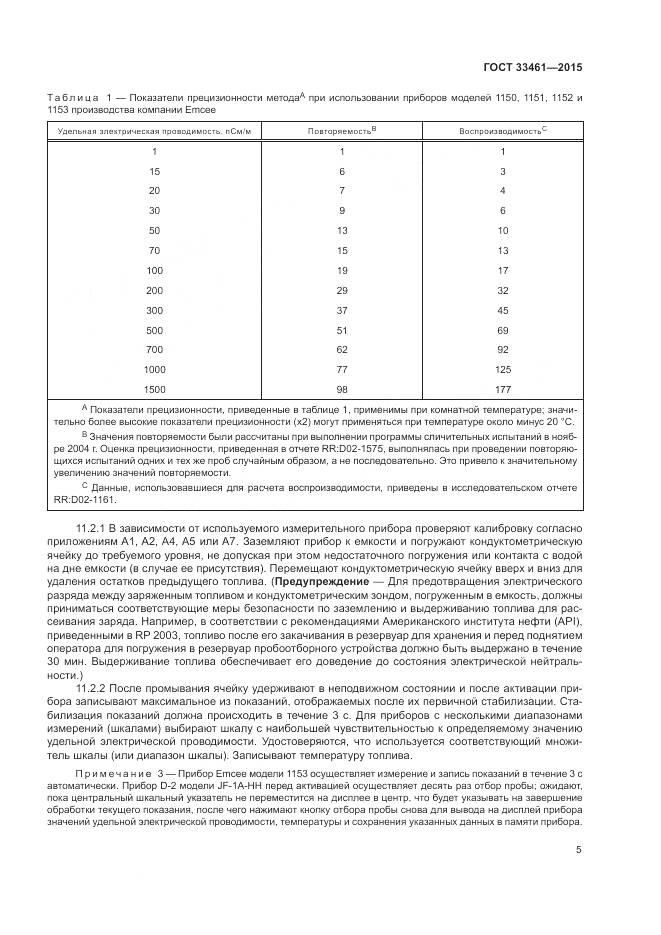 ГОСТ  33461-2015, страница 9