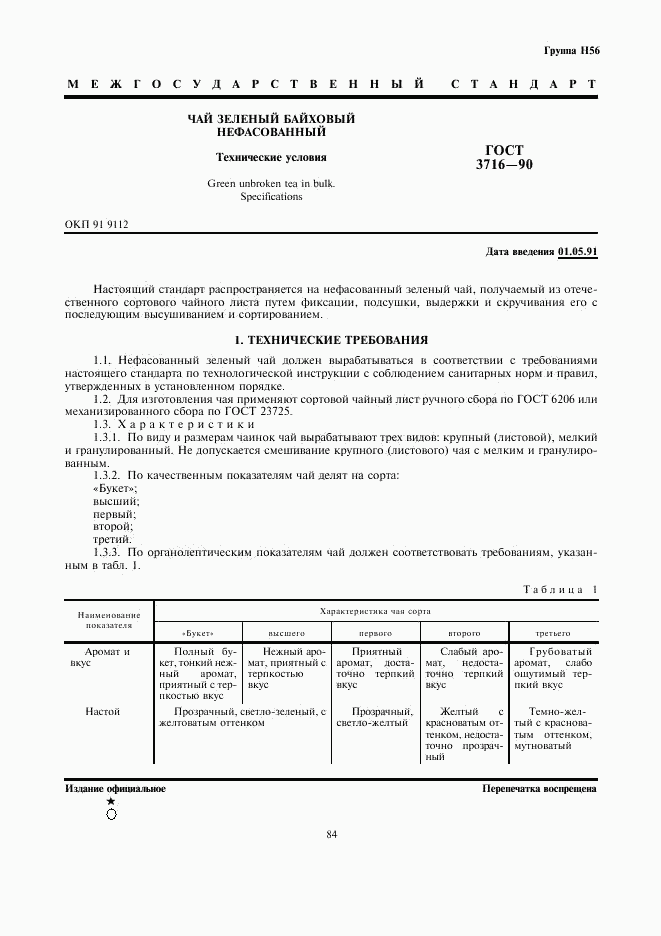 ГОСТ 3716-90, страница 1