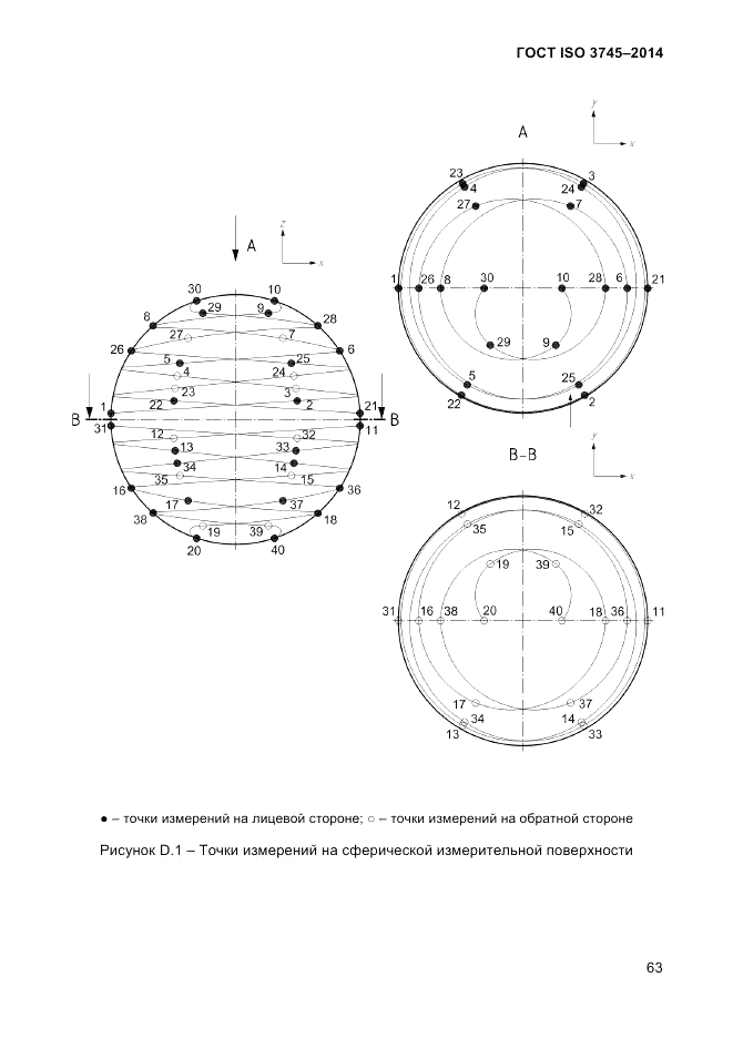 ГОСТ ISO 3745-2014, страница 67