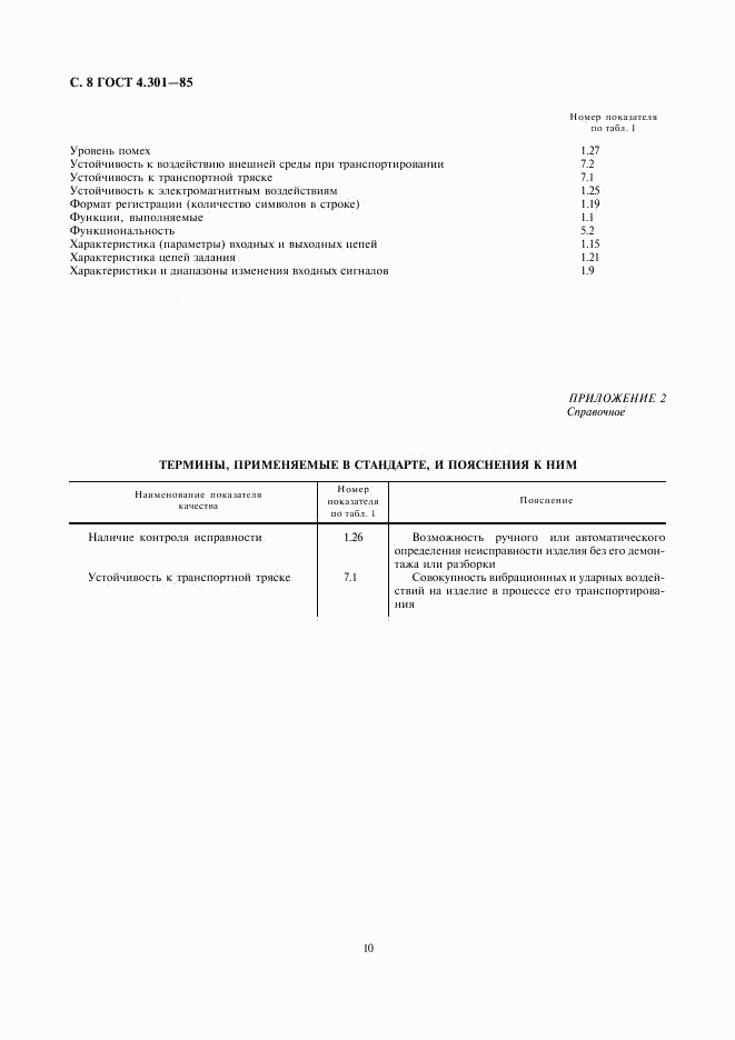 ГОСТ 4.301-85, страница 10