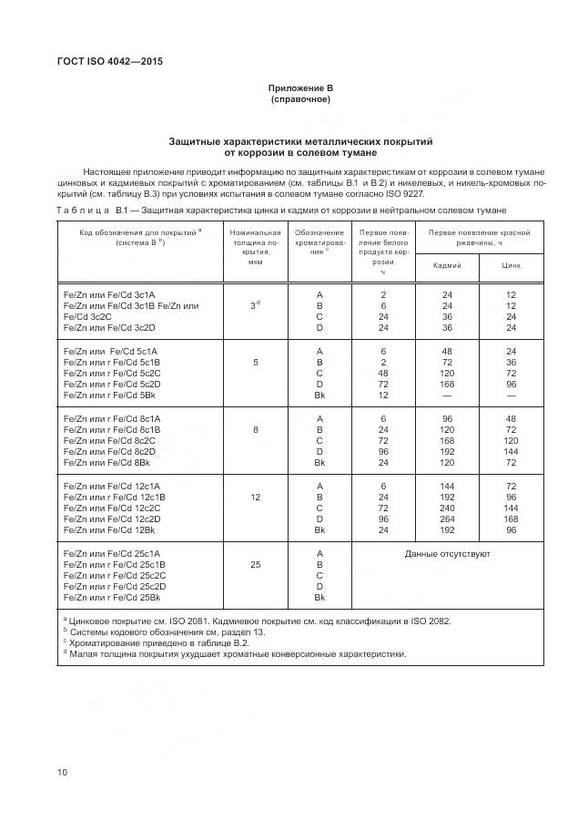 ГОСТ ISO 4042-2015, страница 14