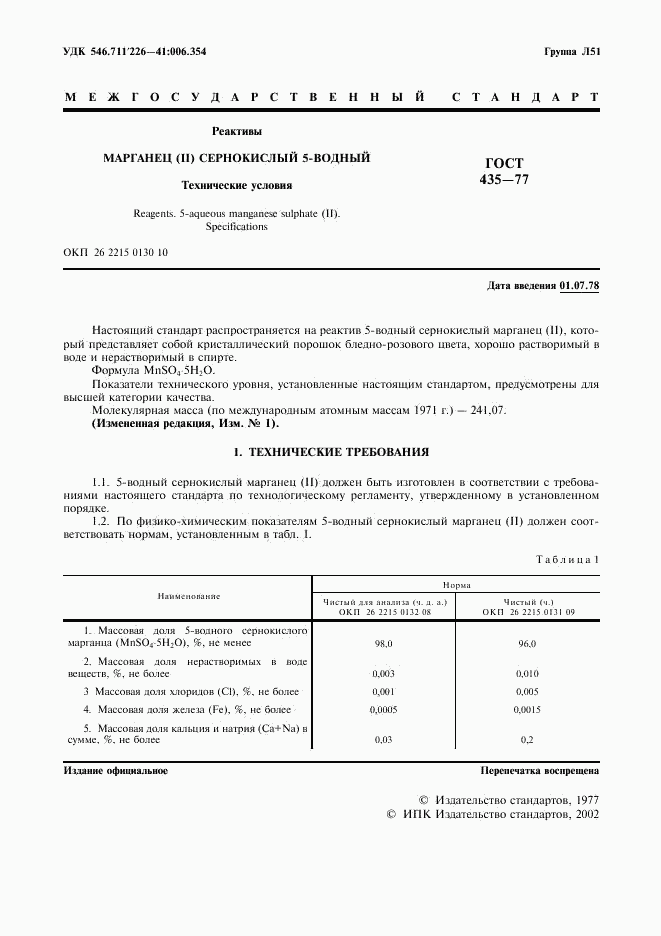 ГОСТ 435-77, страница 2