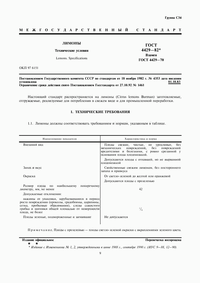 ГОСТ 4429-82, страница 1