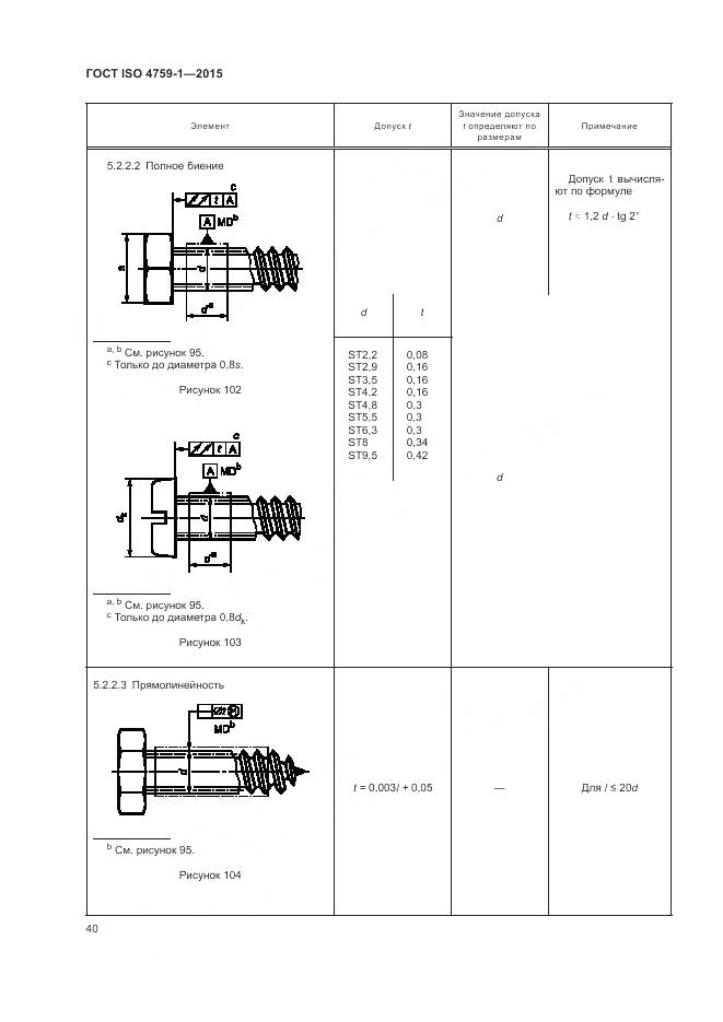 ГОСТ ISO 4759-1-2015, страница 45