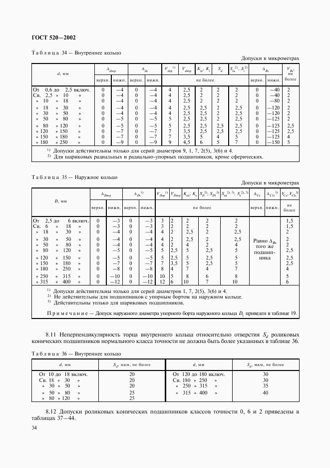 ГОСТ 520-2002, страница 37