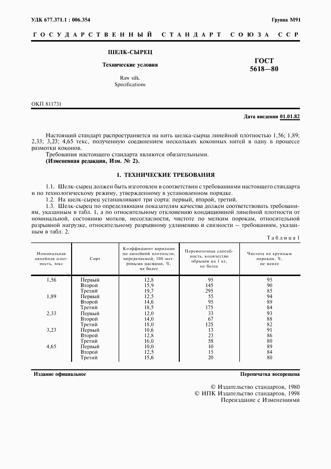 ГОСТ 5618-80, страница 3