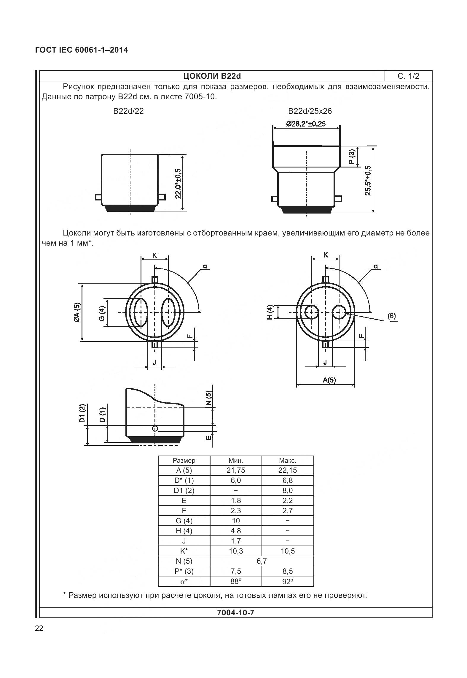 ГОСТ IEC 60061-1-2014, страница 27