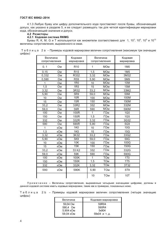 ГОСТ IEC 60062-2014, страница 6