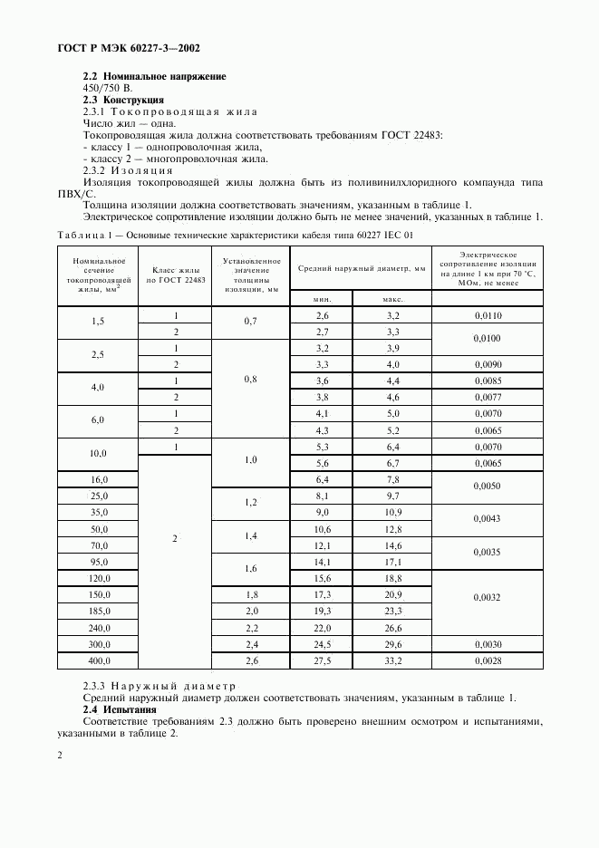 ГОСТ Р МЭК 60227-3-2002, страница 5