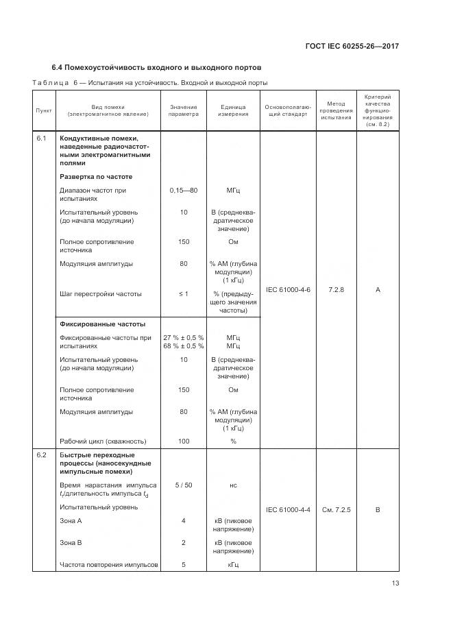 ГОСТ IEC  60255-26-2017, страница 19