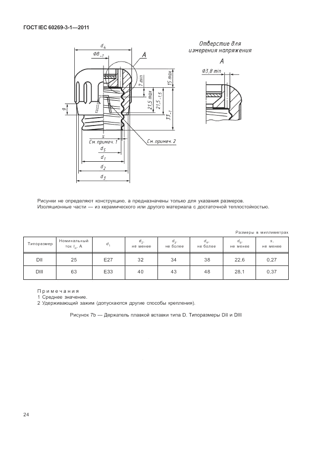 ГОСТ IEC 60269-3-1-2011, страница 32