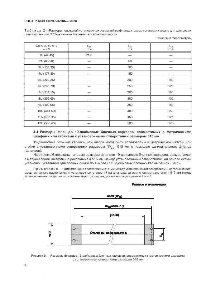 ГОСТ Р МЭК  60297-3-106-2020, страница 12