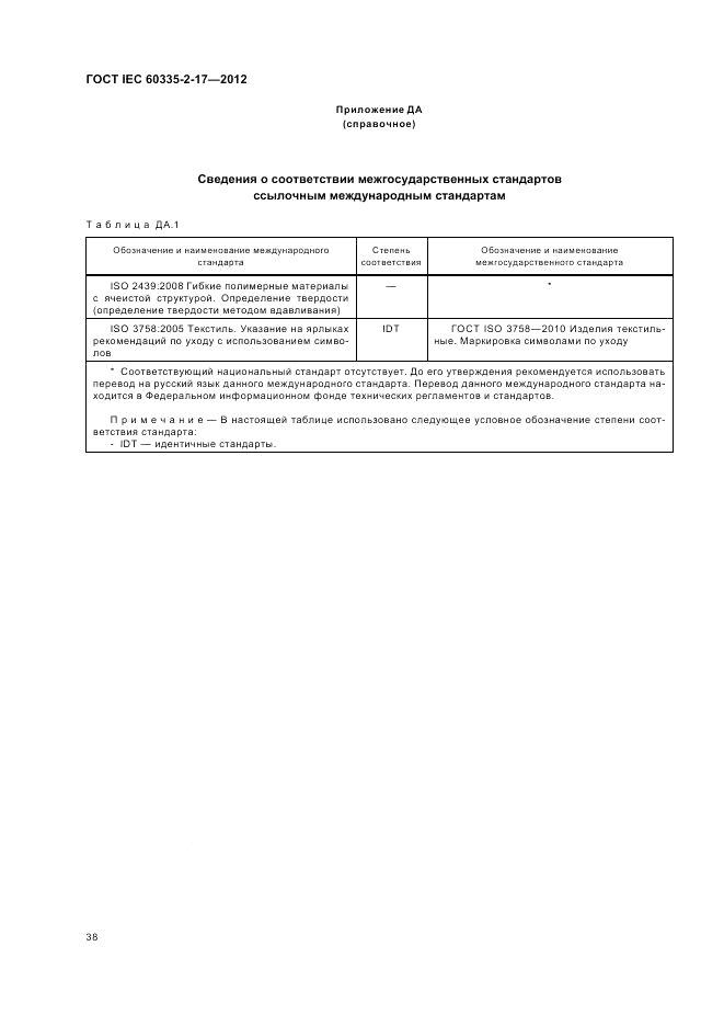 ГОСТ IEC 60335-2-17-2012, страница 42